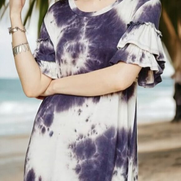 Hayden Los Angeles Tie Dye Dress - Picture 1 of 8